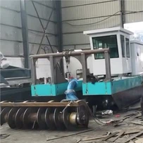 6丨8 Zoll schwimmender Spiralschneider-Saugbagger für Schlamm